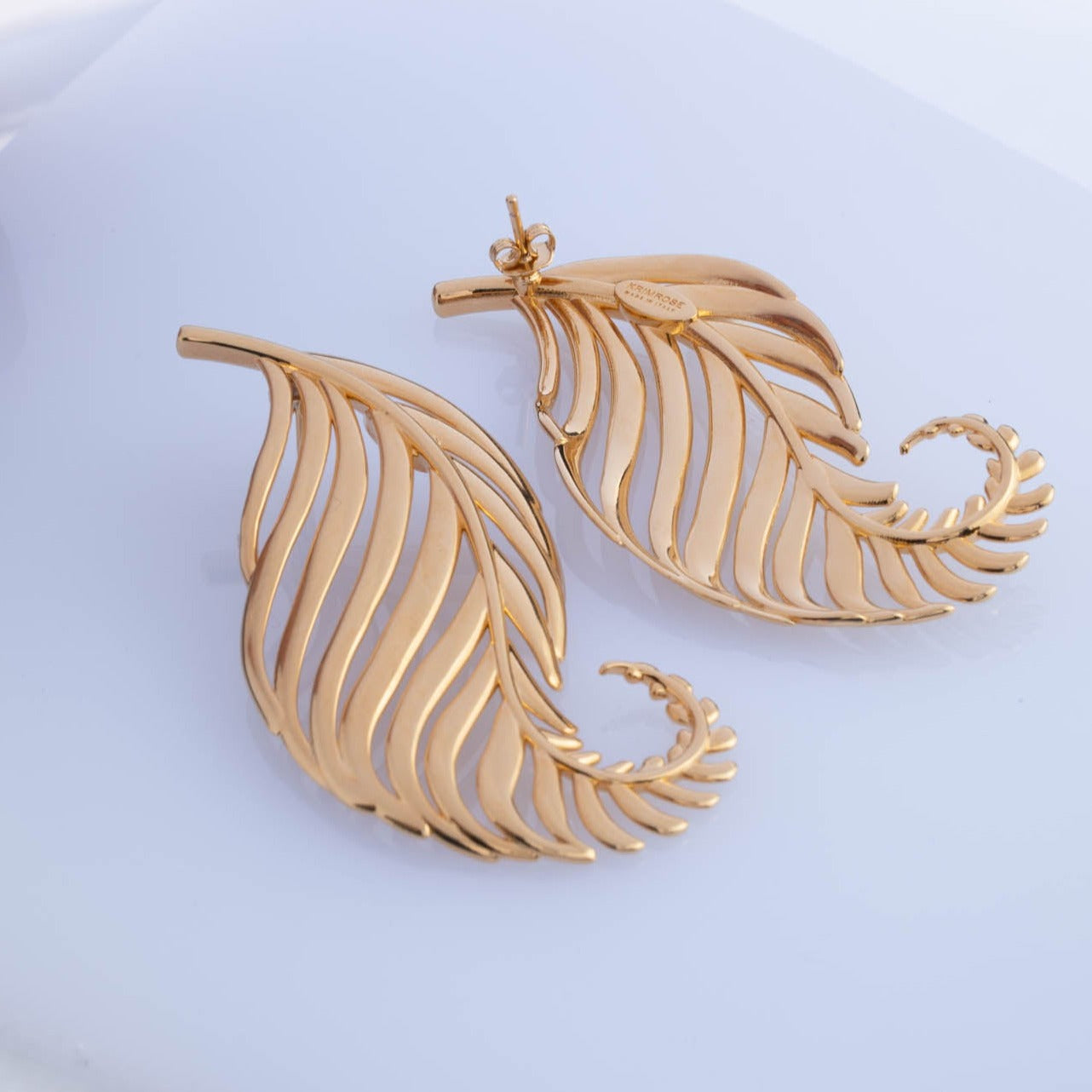 Long Plume Earrings