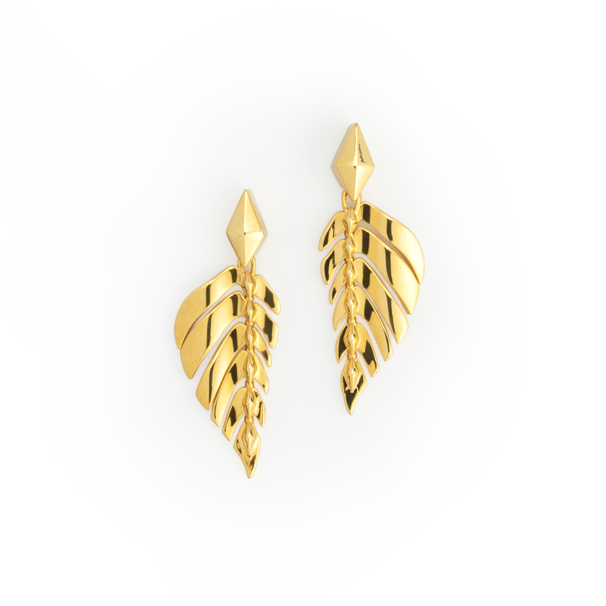SMALL LEAF EARRINGS