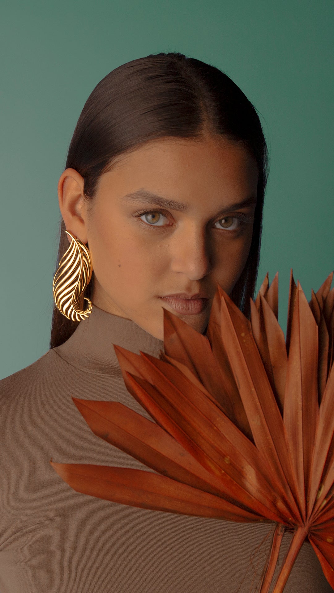 Long Plume Earrings